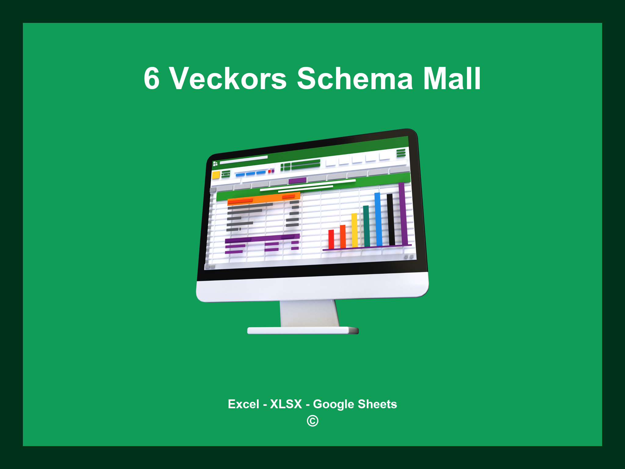 6 Veckors Schema Mall