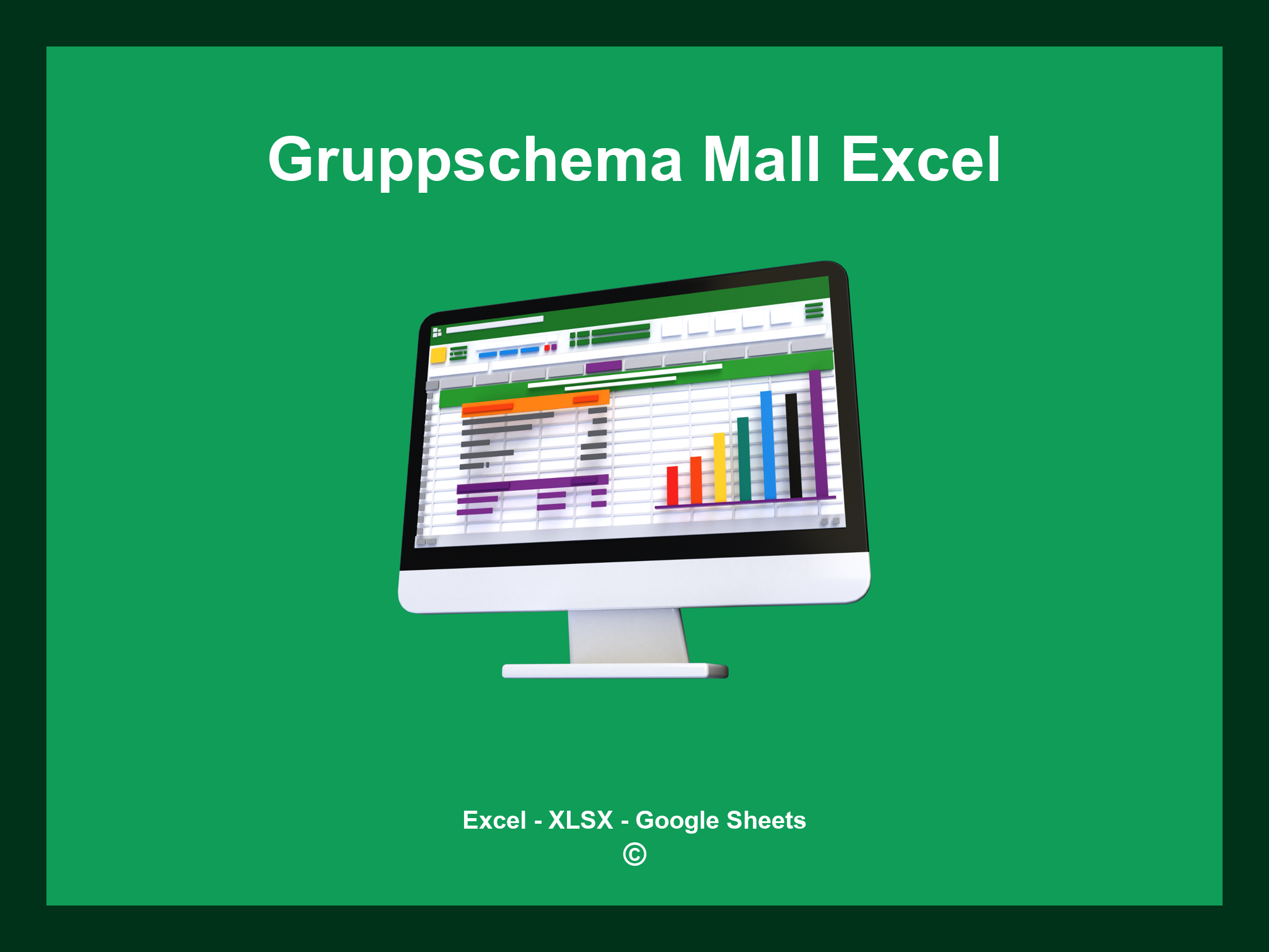 Gruppschema Mall Excel