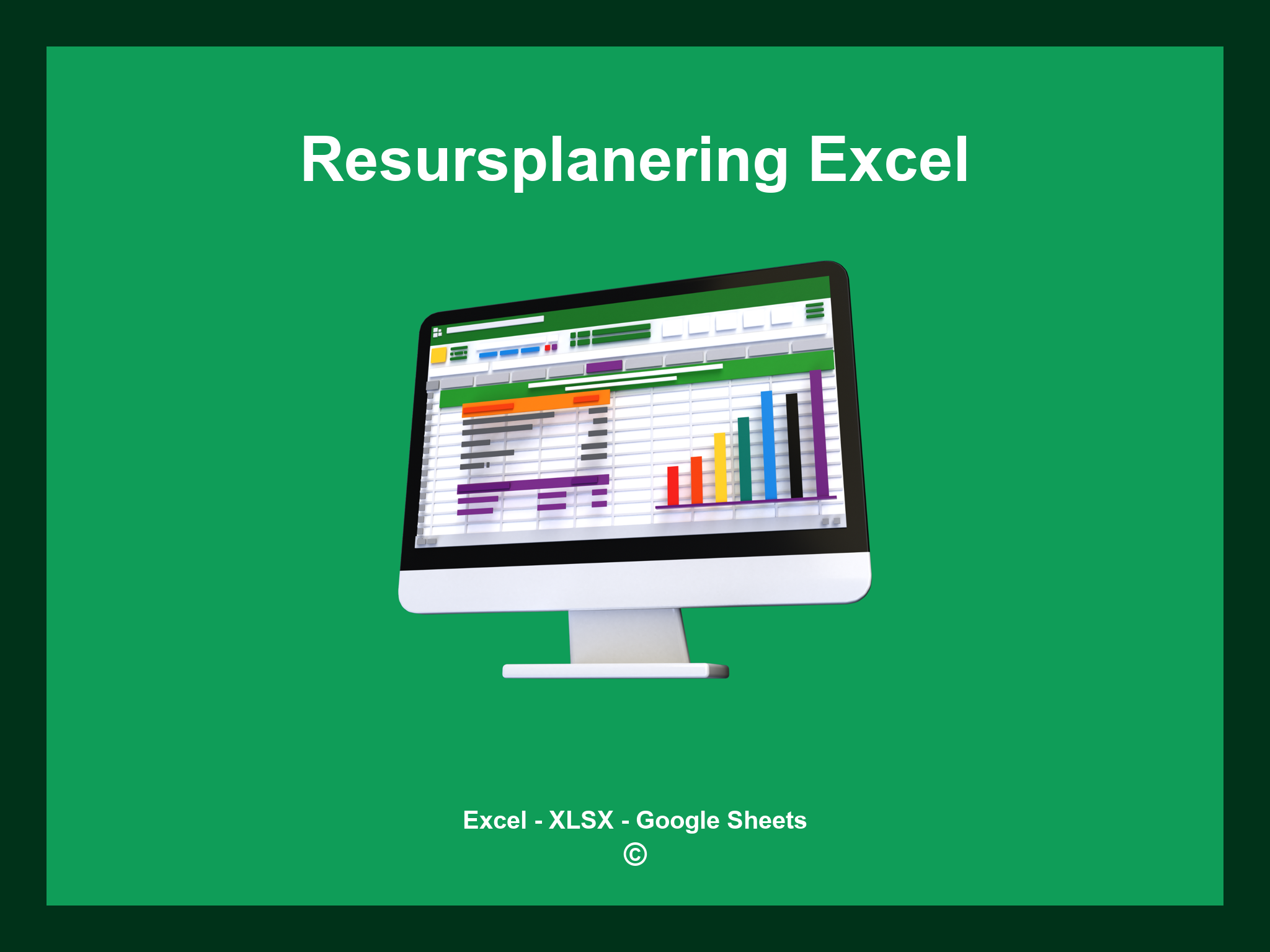 Resursplanering Excel